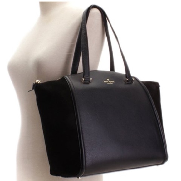 kate spade Handbags - ♠️ Kate Spade Large Black Lewis Drive Alanie Bag